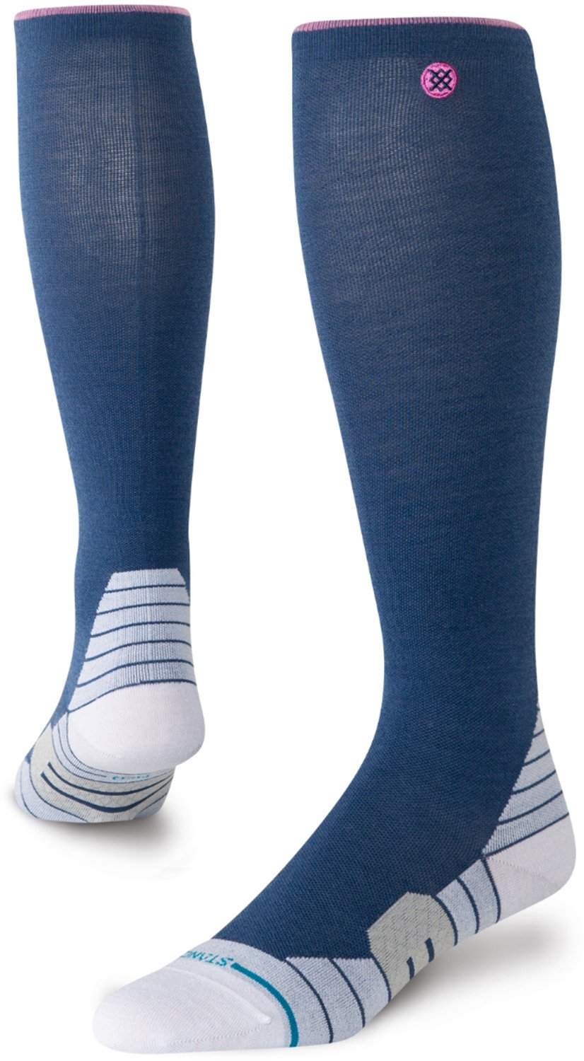 Stance dames freshtek infiknit snow kniekousen tone wool blauw