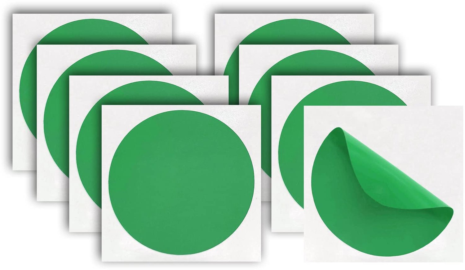 Anti-Collisie Stickers voor Ramen - 8 Stuks Groen