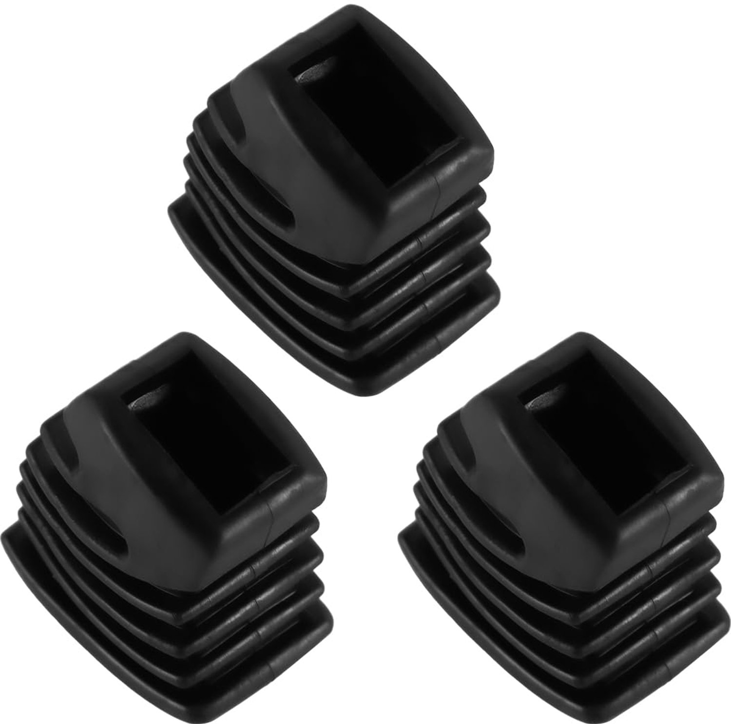 Rubberen Voetjes 3 Stuks - Vervangende Voetjes - Drumhardware - Stabiliteit - Zwart - Duurzaam Rubber - Drumvoetjes