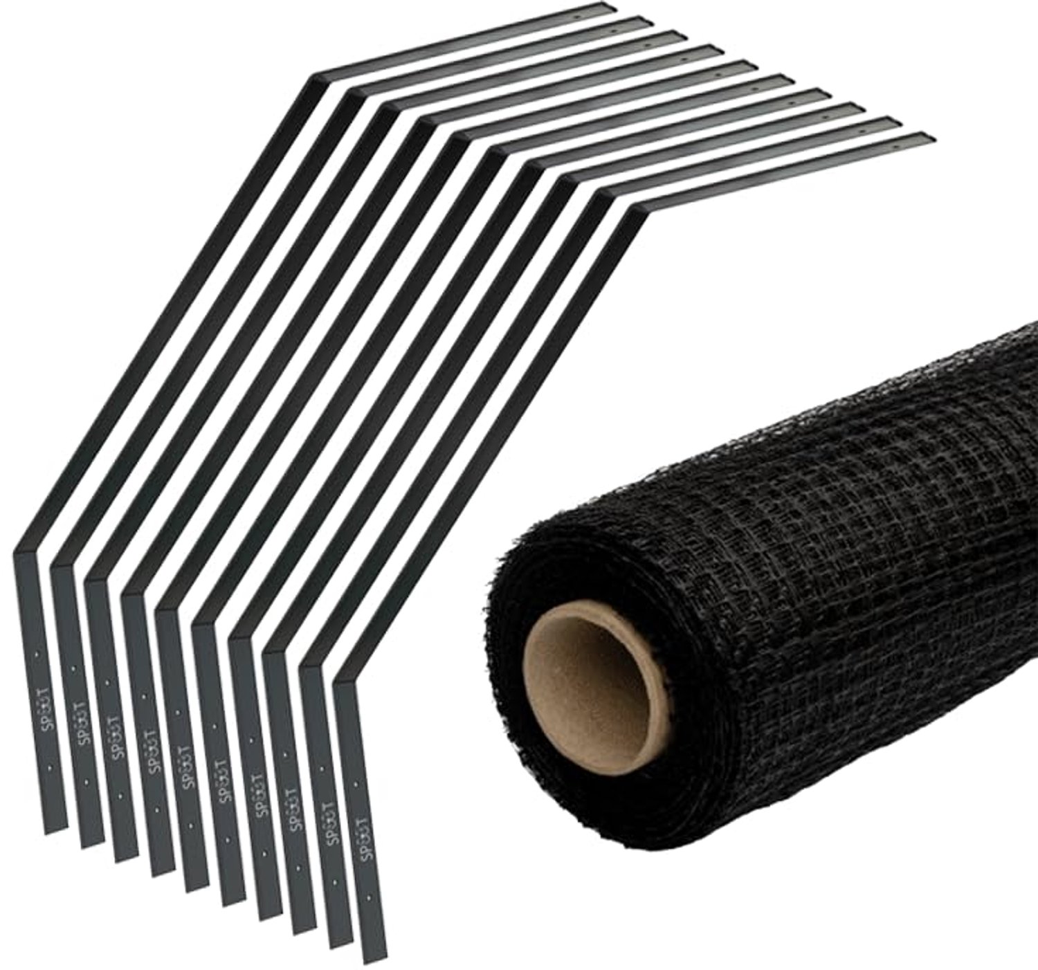 Kattennet 1 x 20 m inclusief Beugels - Veiligheidsset