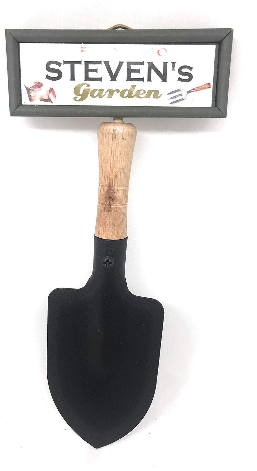 Gepersonaliseerd Tuinbord met Hangende Schep