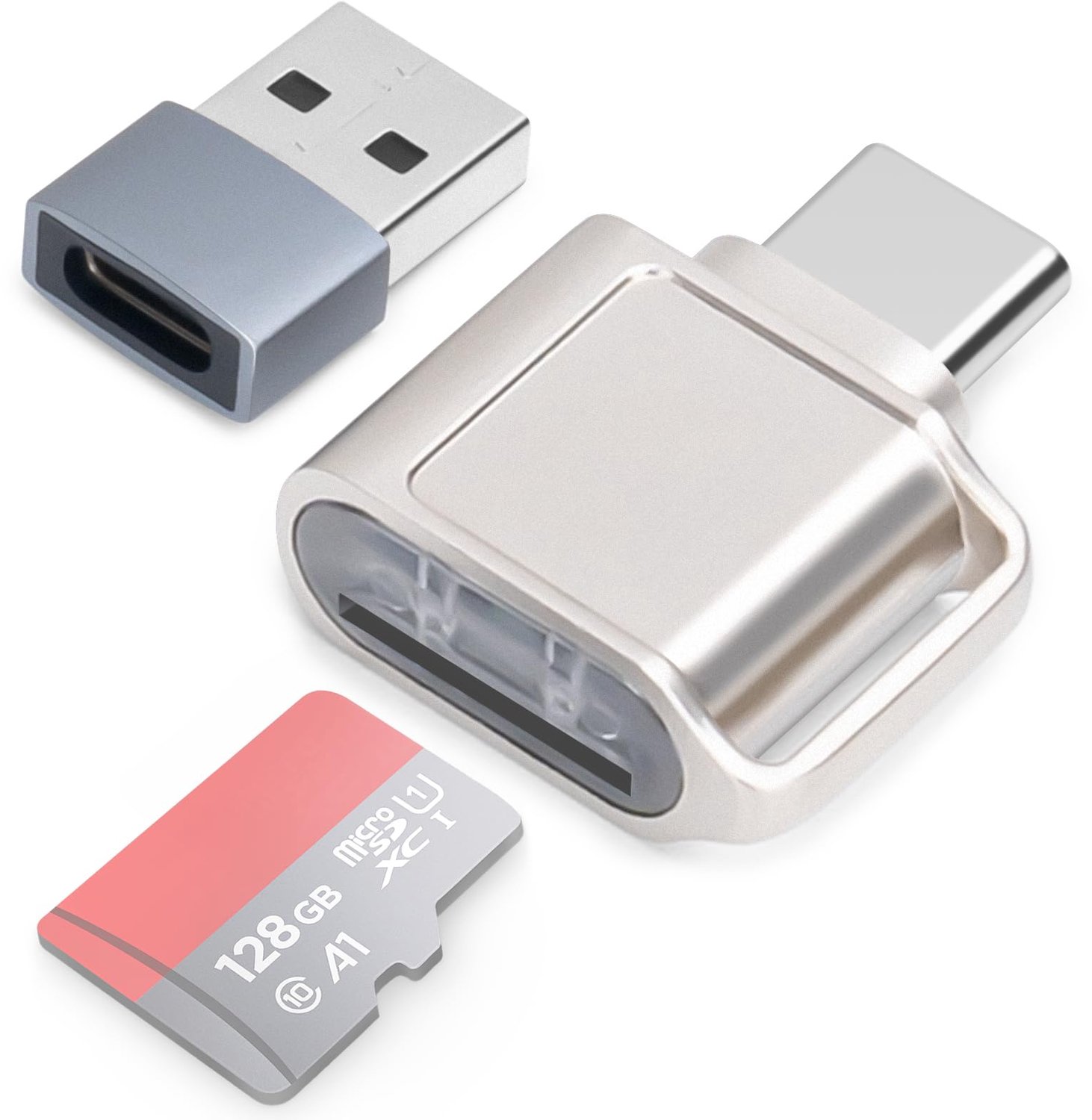 TF-Kaartlezer met USB C en Micro SD Compatibiliteit
