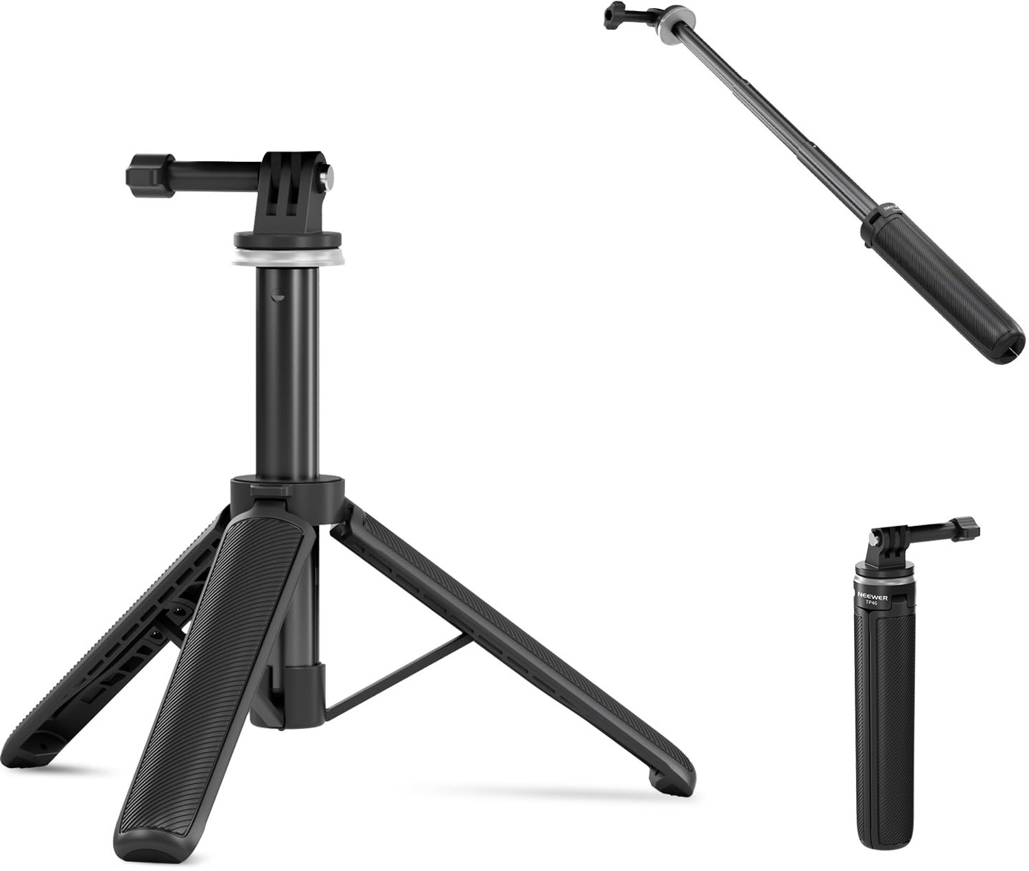 Selfie Stick Tripod voor Actiecamera's en DSLR