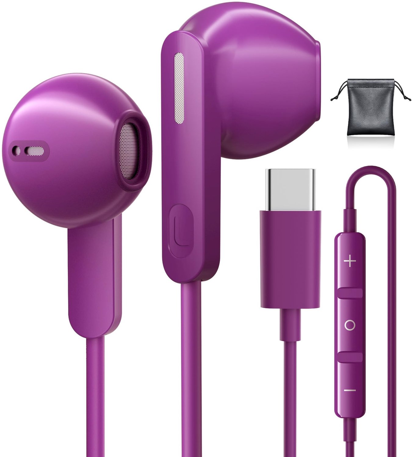 USB C Koptelefoon met Volume Controle en Microfoon