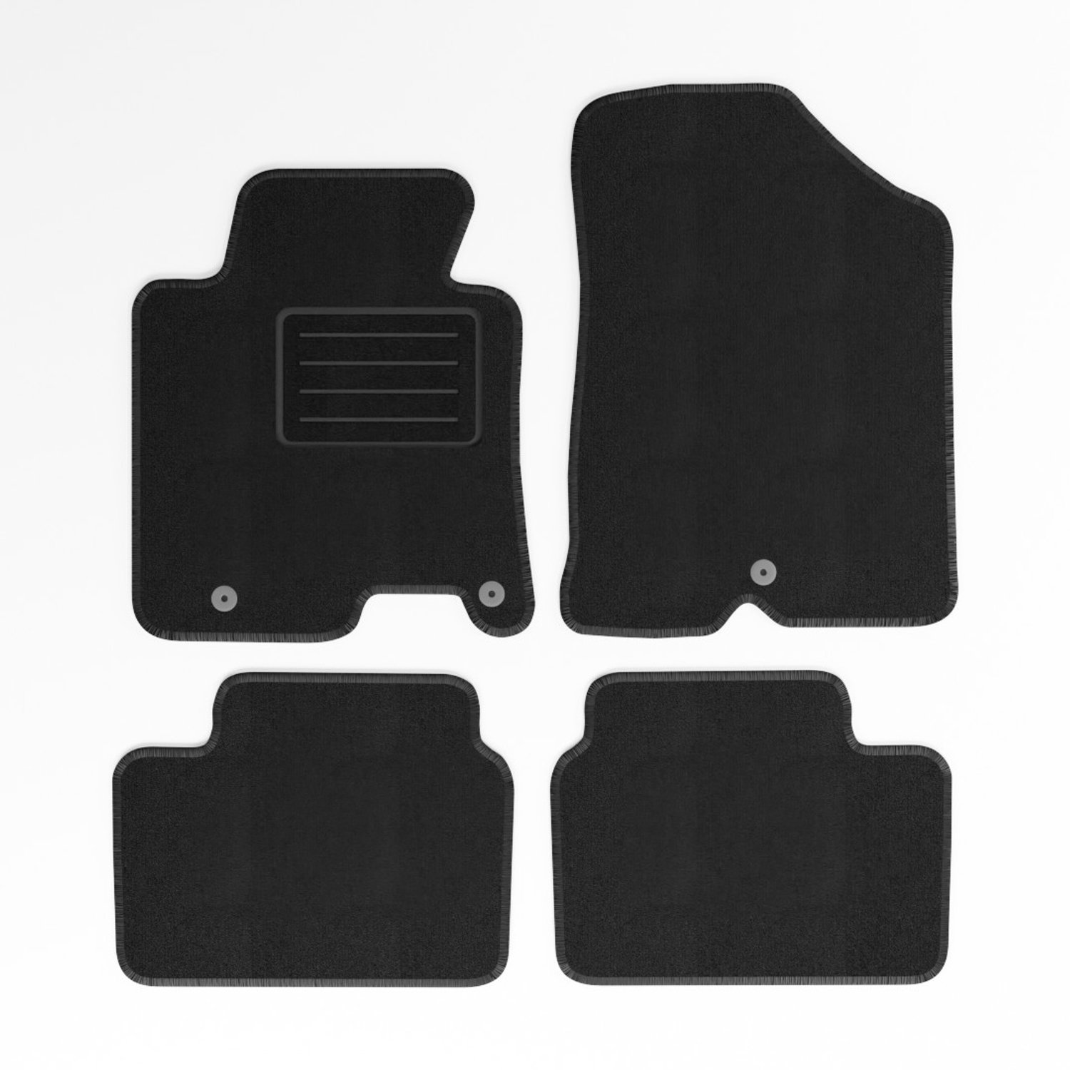 Mats4all | Naaldvilt automatten passend voor Kia Cee'd 2012-2018 | Antislip | Met versterking | 4-delig | Automatten | Mattenset