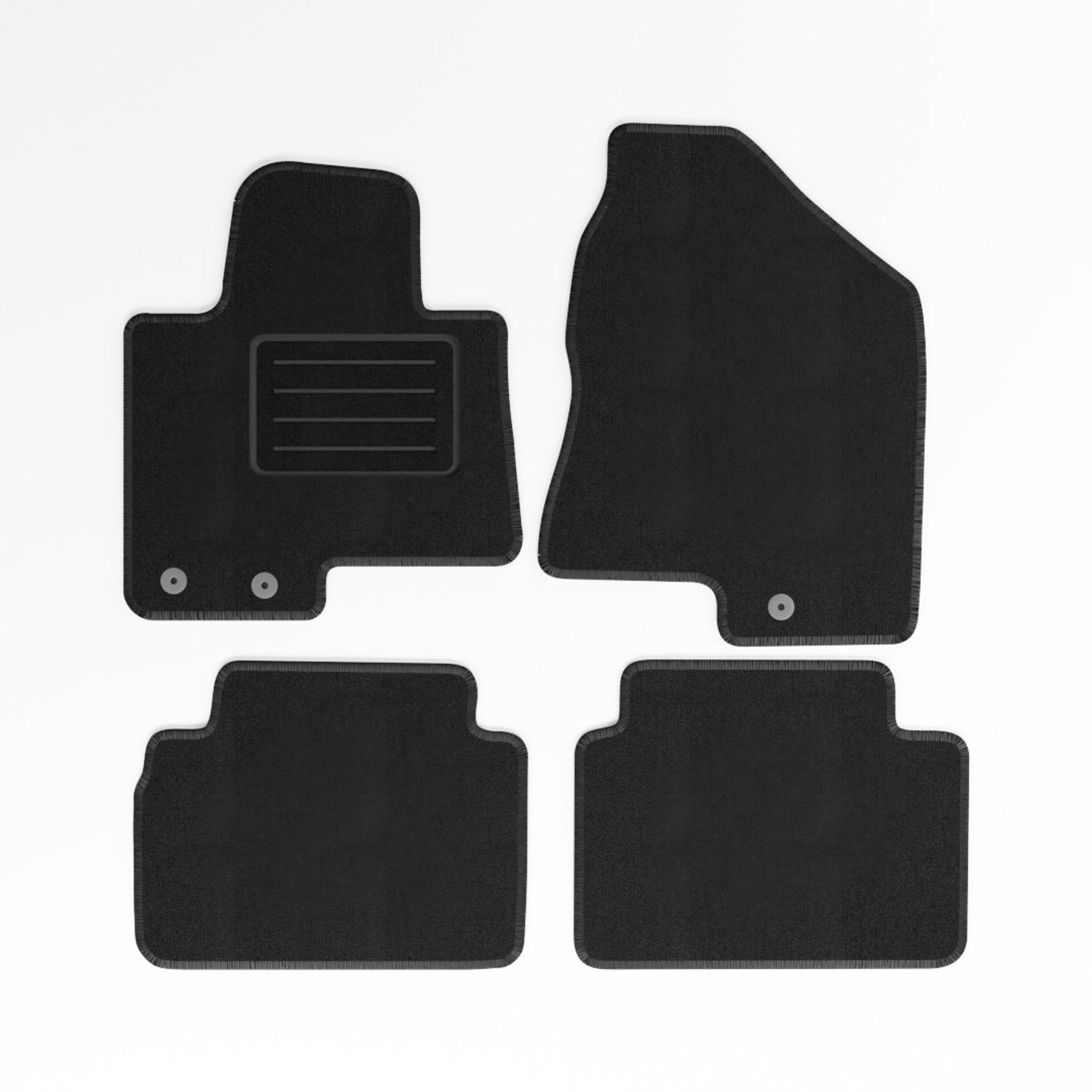Mats4all | Naaldvilt automatten passend voor Hyundai iX35 2010-2015 | Antislip | Met versterking | 4-delig | Automatten | Mattenset