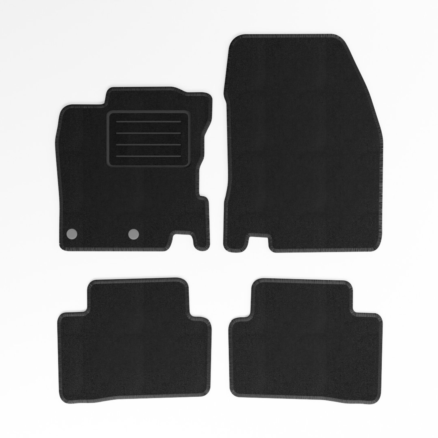 Mats4all | Naaldvilt automatten passend voor Nissan Qashqai 2014-2021 | Antislip | Met versterking | 4-delig | Automatten | Mattenset