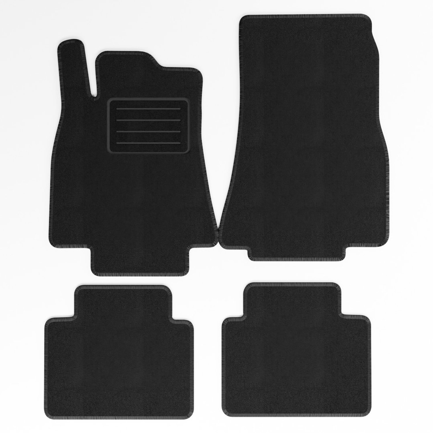 Mats4all | Naaldvilt automatten passend voor Mercedes B-Klasse 2005-2011 | Antislip | Met versterking | 4-delig | Automatten | Mattenset