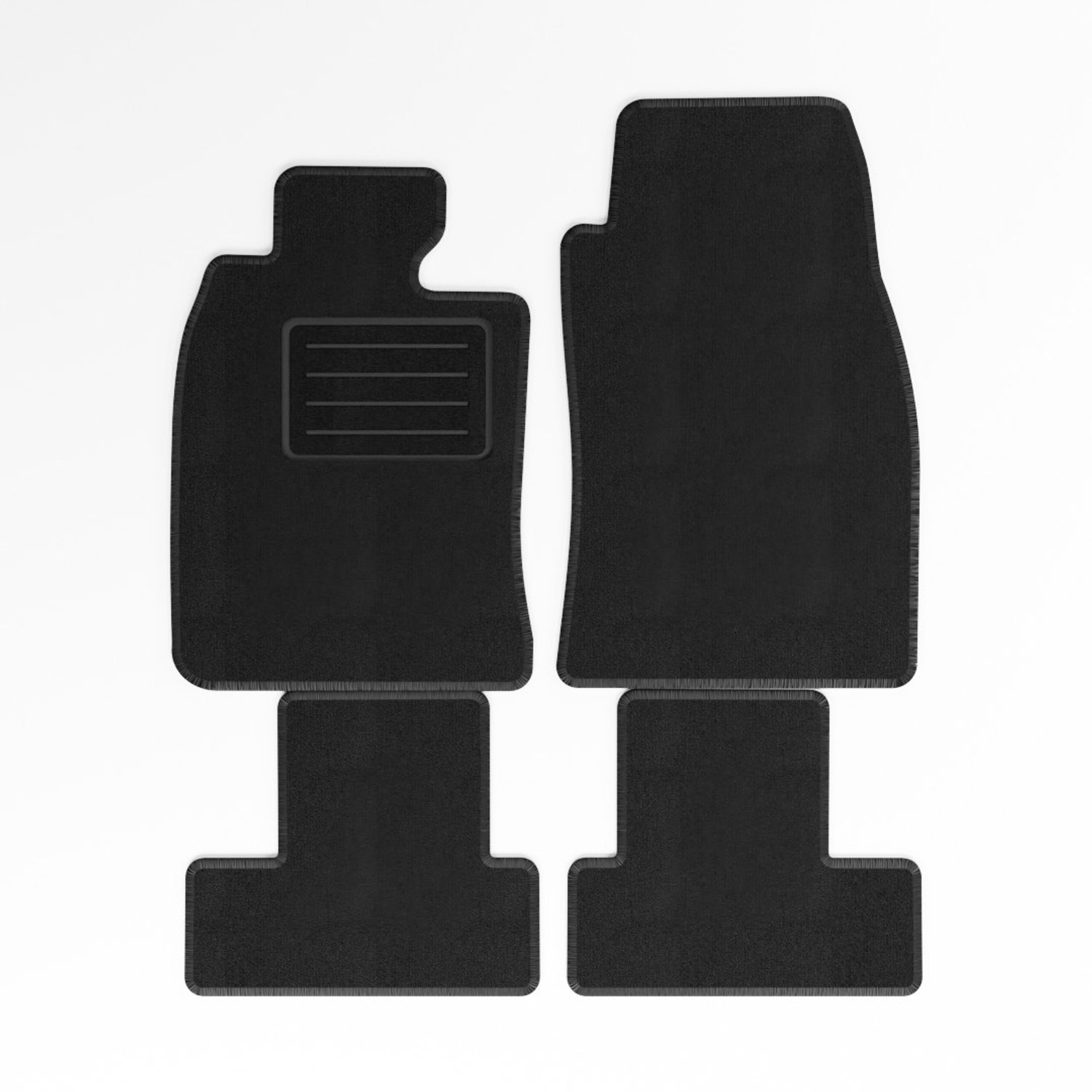 Mats4all | Naaldvilt automatten passend voor Mini Cooper 2002-2007 | Antislip | Met versterking | 4-delig | Automatten | Mattenset