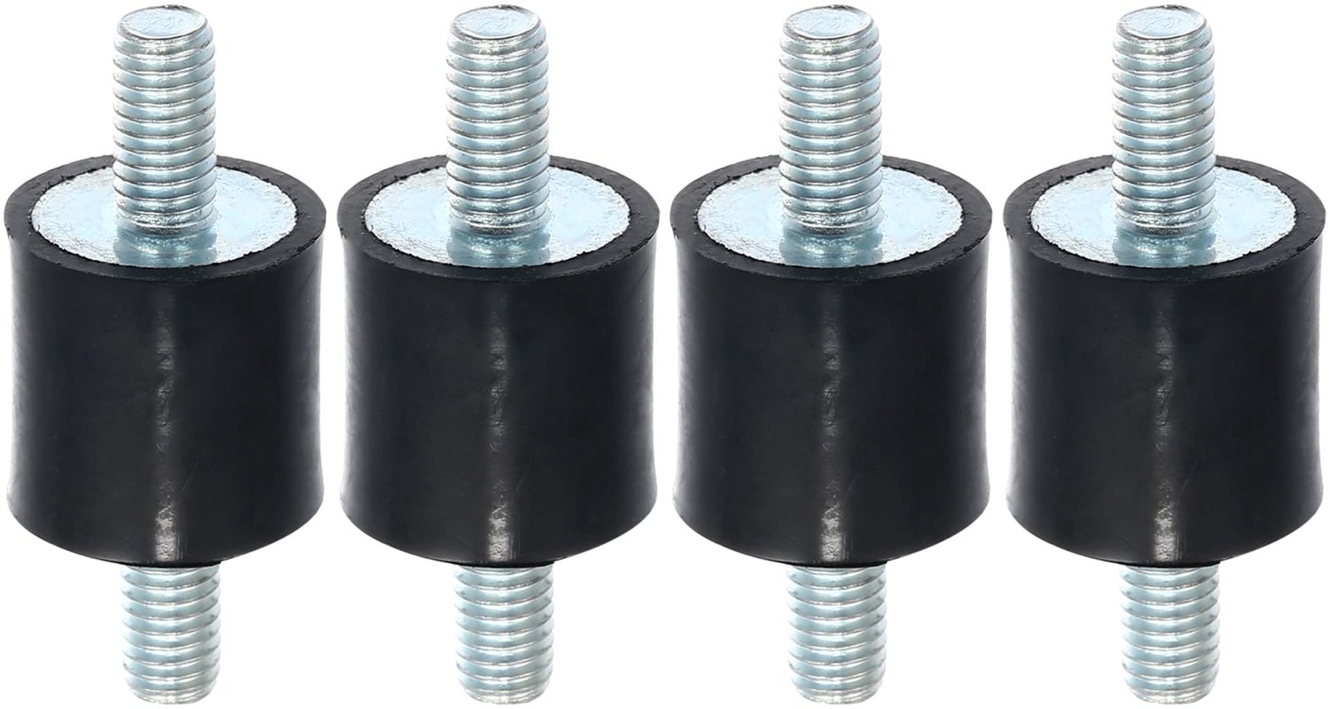 Anti-Trillingsrubber 4 Stuks - Isolator Mount 15x15mm - Demping - Geluidsreductie - Duurzaam Materiaal - Eenvoudige Vervanging - Rubber Mount