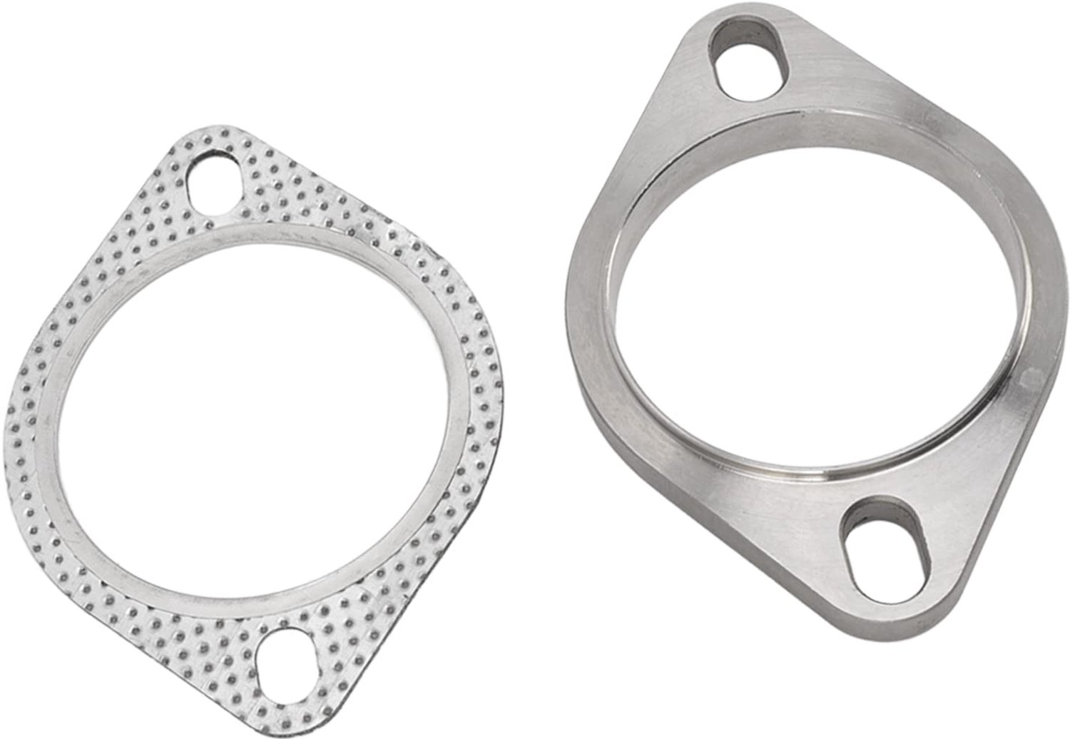 Uitlaatflensverbindingsset Universeel - 2 Bouten - Metaallegering - Afdichting - Verbeterd Rijcomfort - 3 Inch (77 mm) - Uitlaatflens
