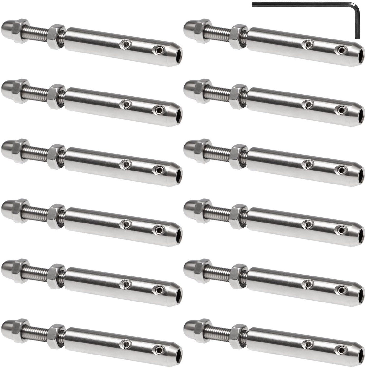 Set van 12 Spanners voor RVS Kabels