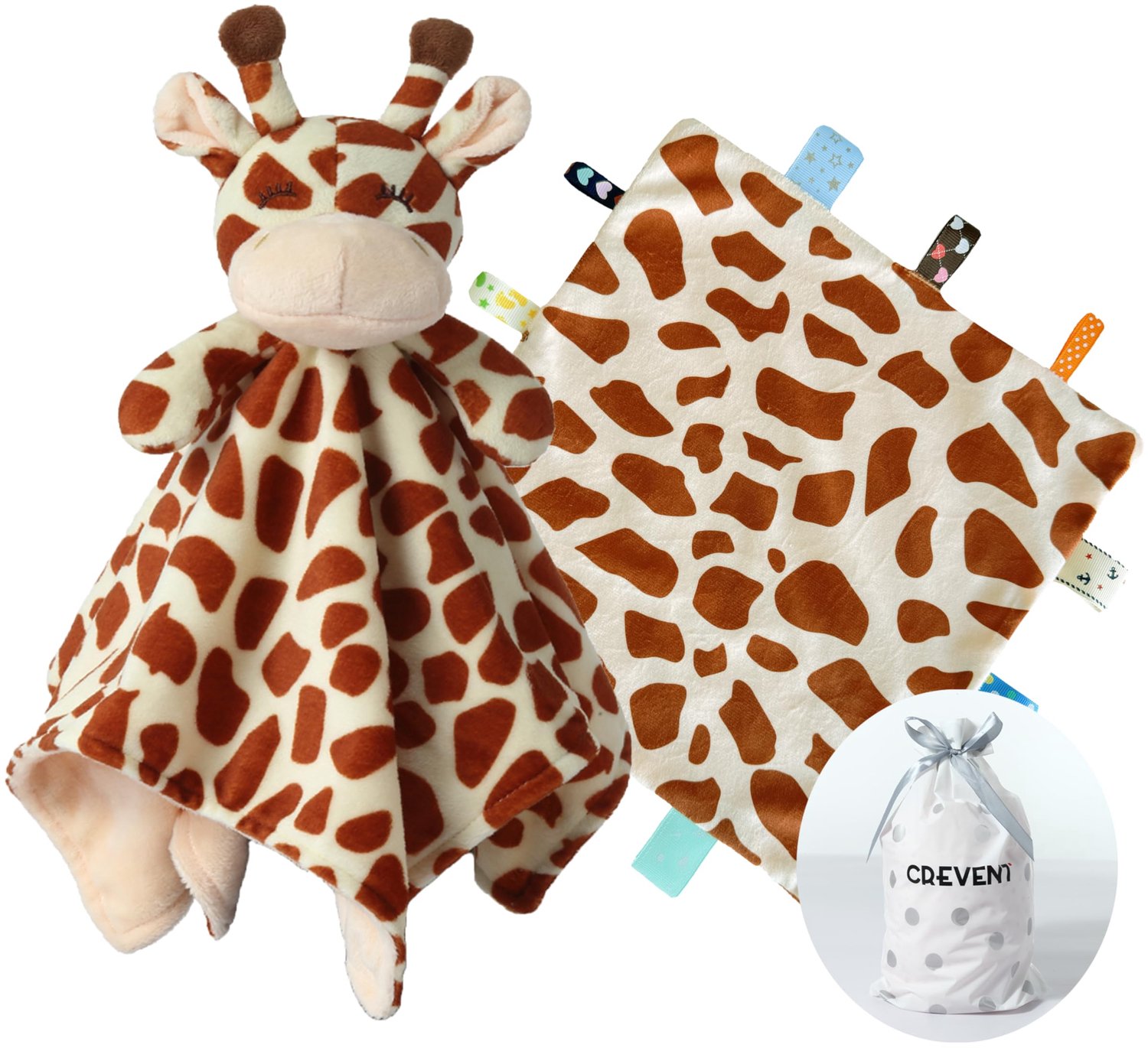 Schattige Pluche Babydeken met Giraffe Motief