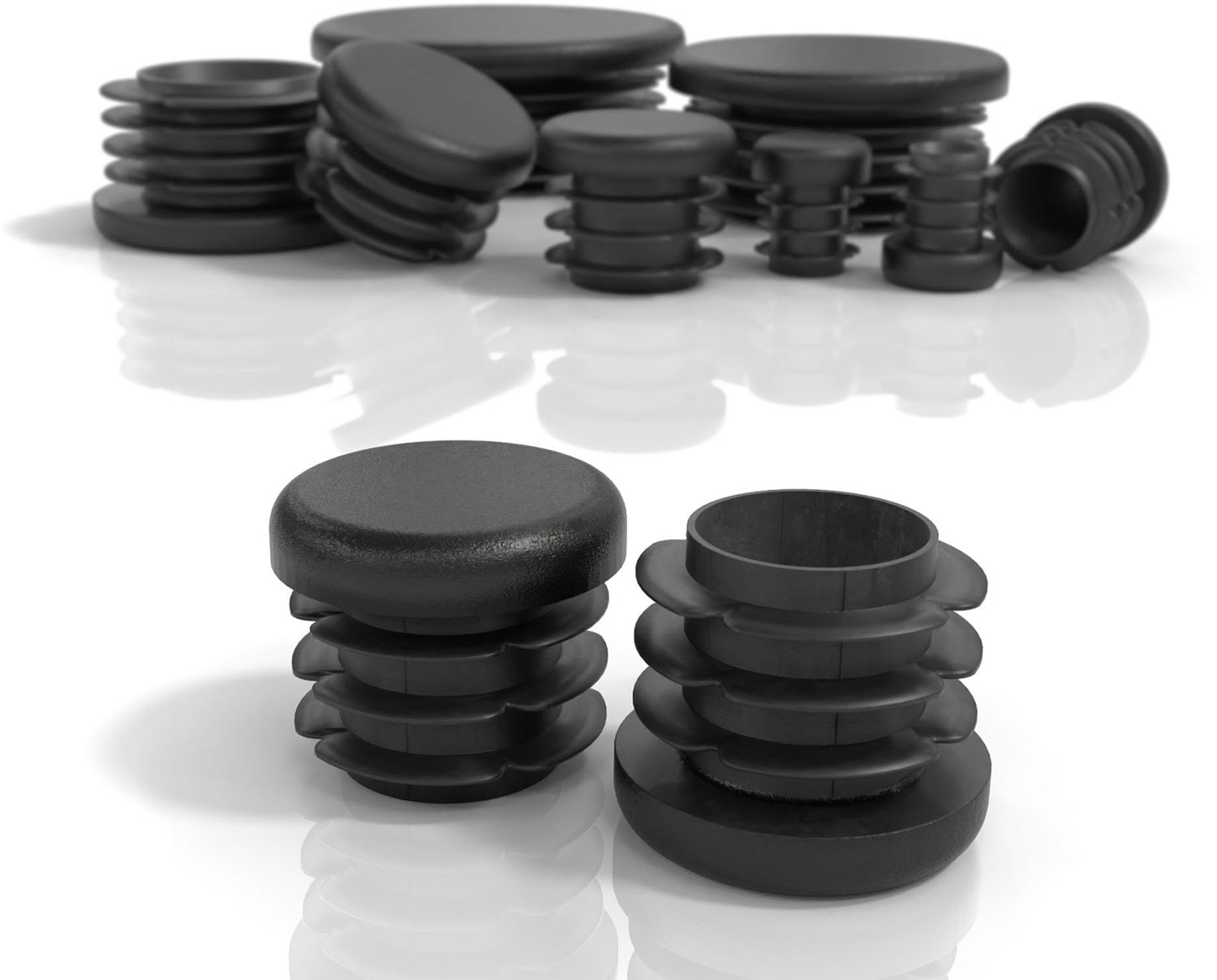 Ronde Eindstoppen 23 mm - Pack van 10