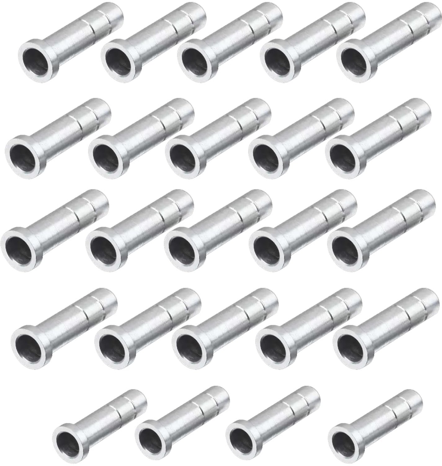 Set van 24 Aluminium Pijlen Inserts