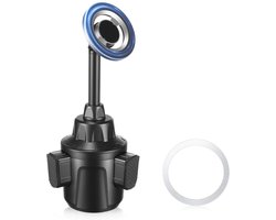Telefoonhouder Auto - 360° Draaibaar - Bekerhouder - Magnetisch - Uitschuifbare Lange Arm - Ultrasterke Grip - Autohouder