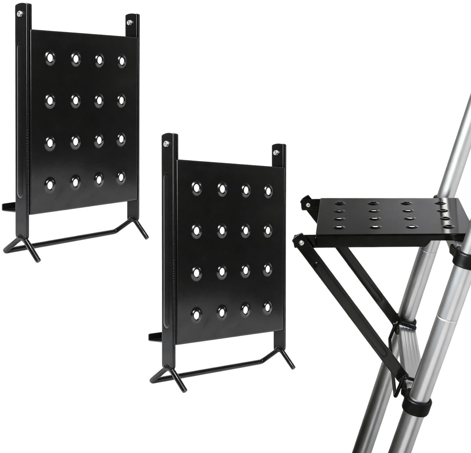 Werkplatform voor Trappen, Steunplatform met Draagvermogen van 150 kg, 2 Stuks
