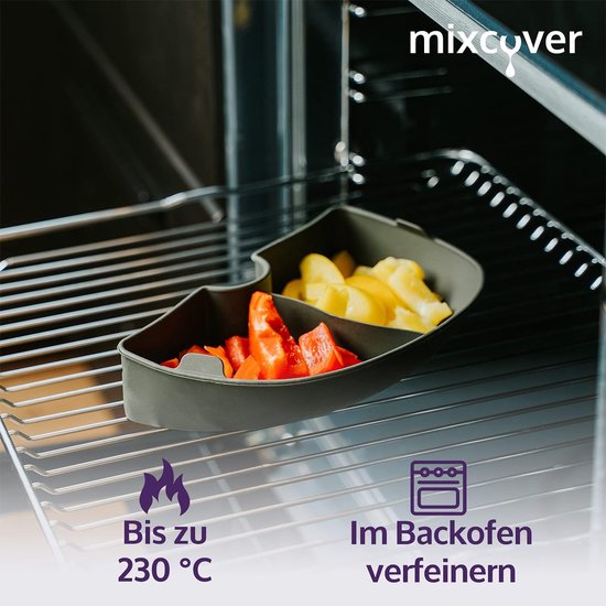 Monsieur Cuisine Siliconen stoompan, scheidingswand - kwart indeling voor Monsieur Cuisine Connect Edition Plus MCC MCEP Quarter — afbeelding 3