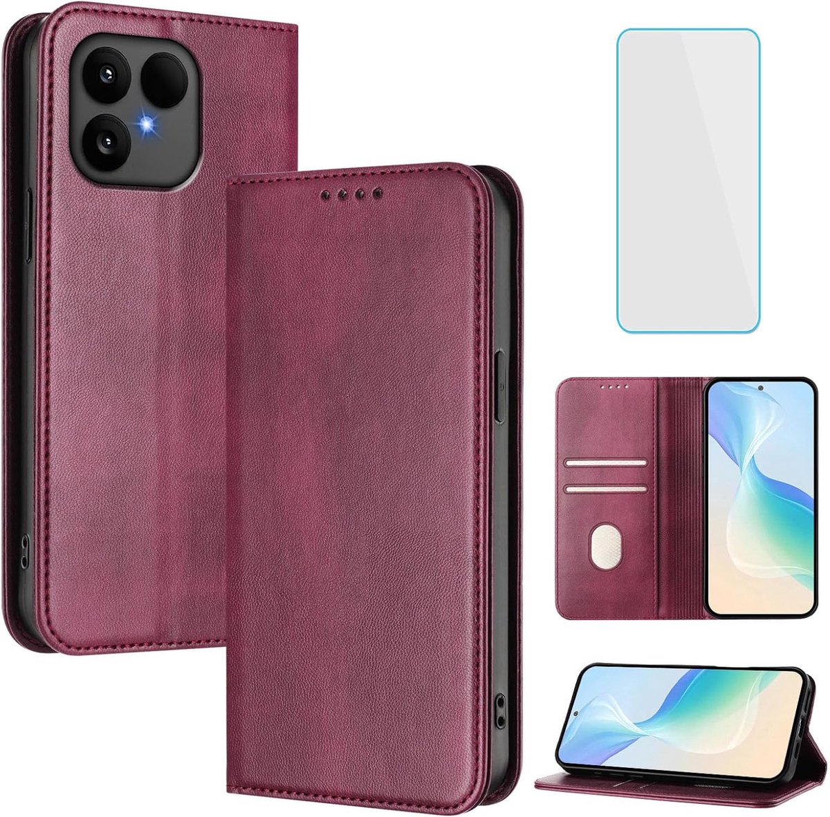 Hoesje voor Fairphone 6 Hoes Burgundy