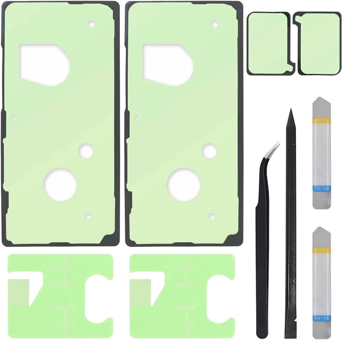 Sticker voor de achterkant van de batterij voor Samsung Galaxy Note 20 Ultra N986B N985F 6,9 inch 2020, vervangende batterijafdekking, waterdichte lijm (2 stuks)
