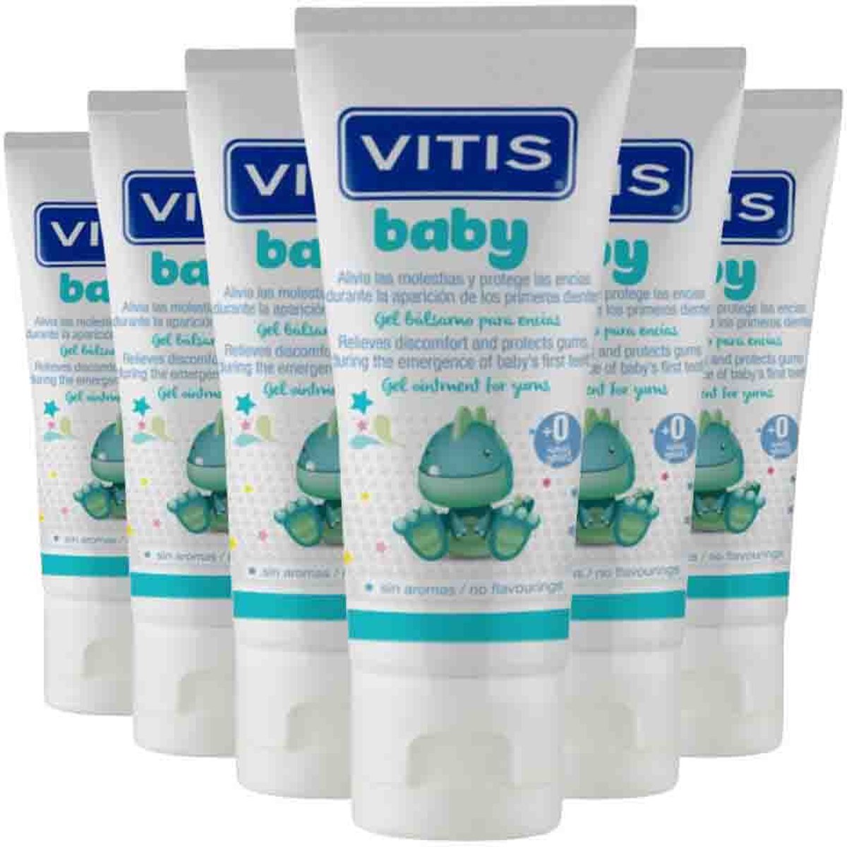 Vitis - Tandgel Baby - 6 x 30 ml - Voordeelverpakking
