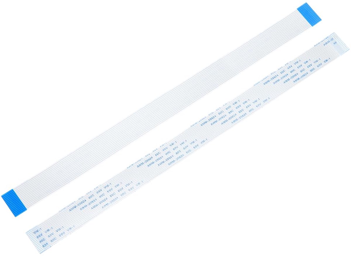 20 verpakkingen flexibele platte kabel FFC FPC 16 pins stap 1 mm lengte 250 mm (type A) voor LCD 3D-printer camera DVD TV computer laptop audio