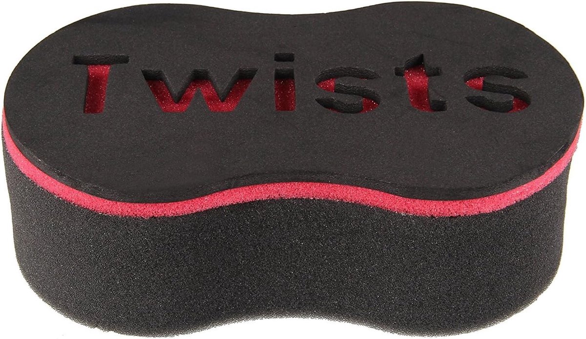 Afro Twist Haarkrulborstel, spoeltje, schuimstofborstel, gel #01