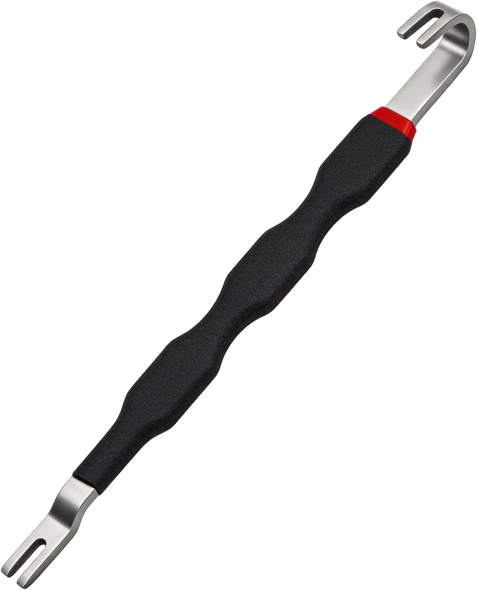 Ontkoppelingstang 19cm, Connector Verwijderaar voor Auto Kabelboom, Antislip Handgreep, Gereedschap voor Reparatie van Elektrische Bedrading (Zwart)