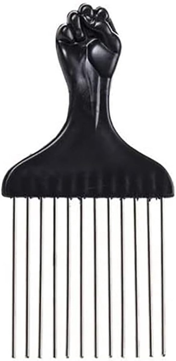 Afro Afro 15 × 8 × 1 Afro Haarkam Invoegen Haar Krullend Borstel Vork Plastic Haar Pick Kam Anti Statische Haarstyling Tool Haar Kam
