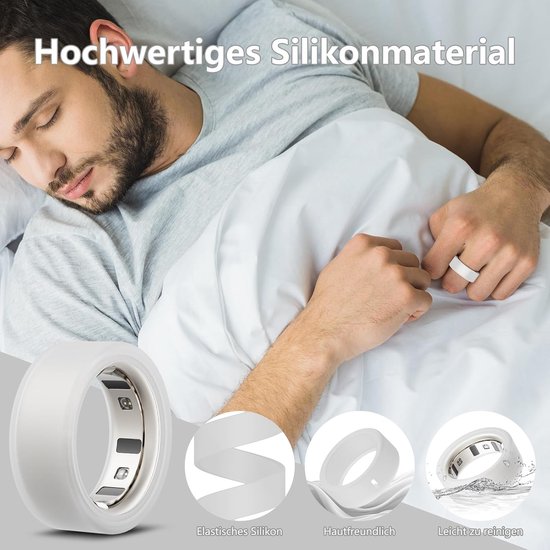 8 Pack Silicone Beschermende Case voor Oura Ring Gen 3/4 en Ultrahuman Ring (Maat S voor 4/5/6/7) — afbeelding 4