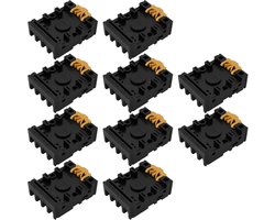 Relaisbasis 10 Stuks 8 Pin - Octale Relaisbasis - Compatibel met MK2P/AH3/ASY/DH48/QX-10F/JTX-2C/ST3PA - Voor tijdrelais
