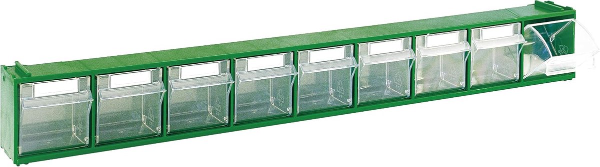 Plastic Commode model 'Madia 1' – 9 laden – groen
