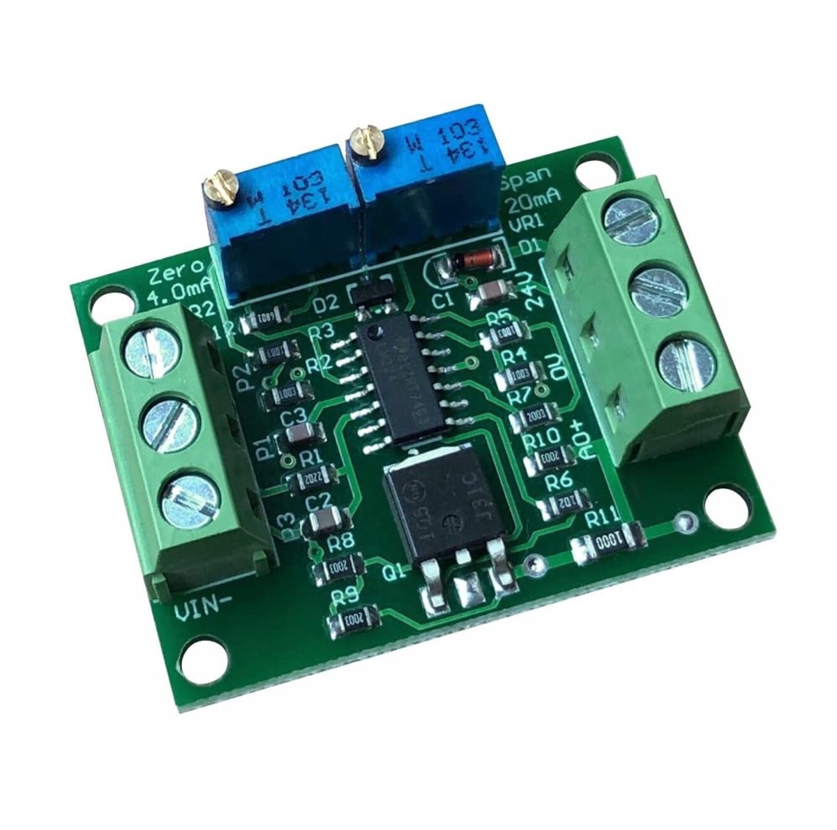 Stroomomzetter 0-2.5V/5V naar 4-20mA - Constant Current Module - Voltage Signaal Conversie - Voor Elektronische Toepassingen
