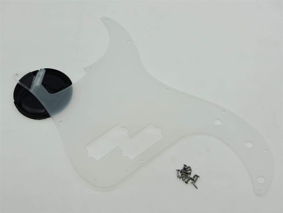 13 Hole Clear Precisie Bass Slagplaat PB P Bass Scratch Plaat voor USA/Mexicaanse FD Precisie Bass Transparant