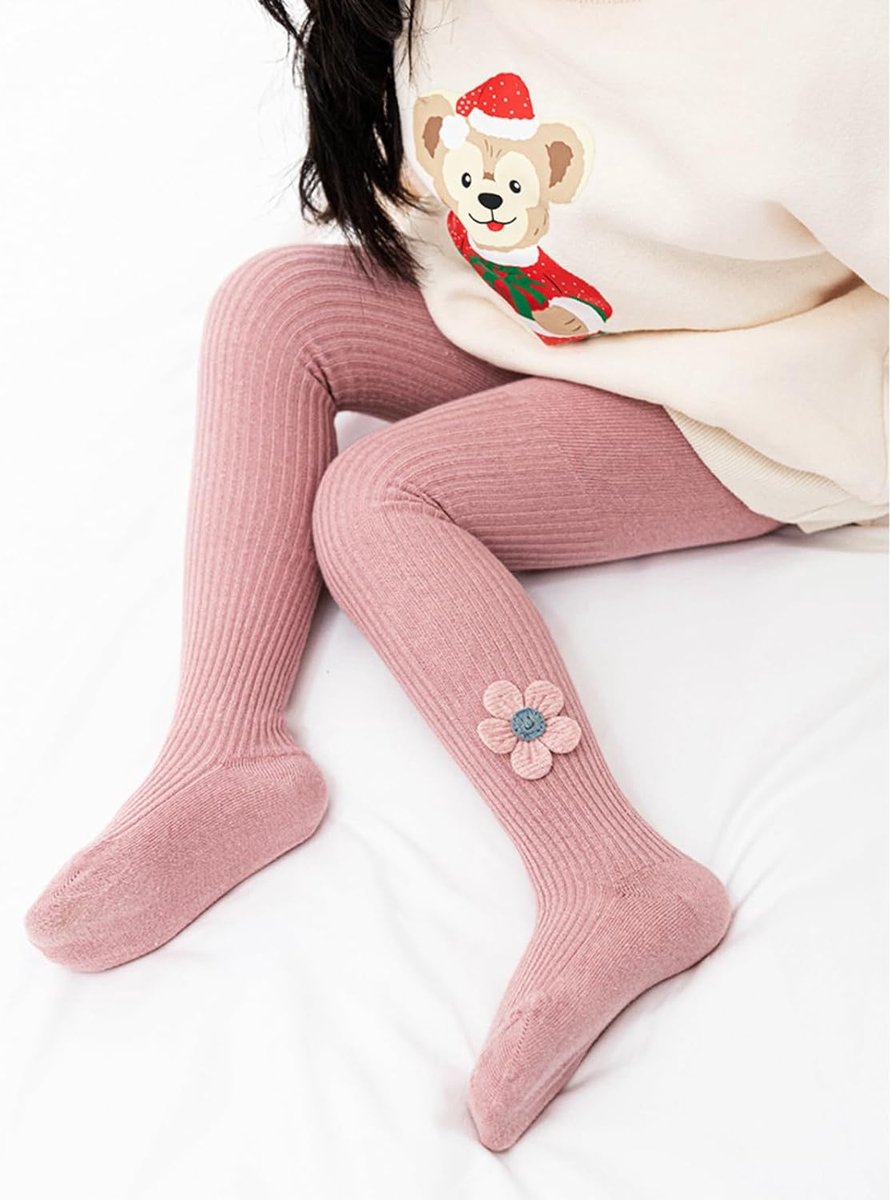3paar Geborduurde Dieren Katoenen Meisjes Maillots Panty's Slipje Kousen Hoge Swaliteit 1-8 jaar