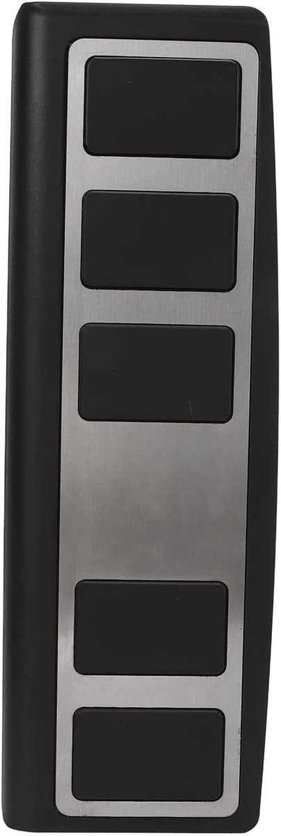 Stainless Steel Voetsteun Pedal Mat Vervangingsdeksel voor Mustang Mach-E - Duurzaam, Antislip en Stijlvol Design