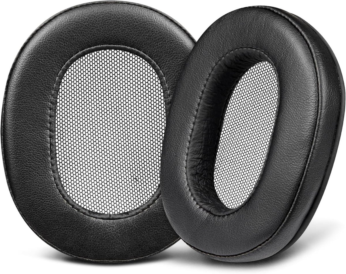 Vervangende Oorkussens voor Wired Monitor Hoofdtelefoons - Zachte Protein Leren Oorkussens voor Comfort en Geluidsisolatie - Geschikt voor Sony MDR-M1ST/MDRM1ST