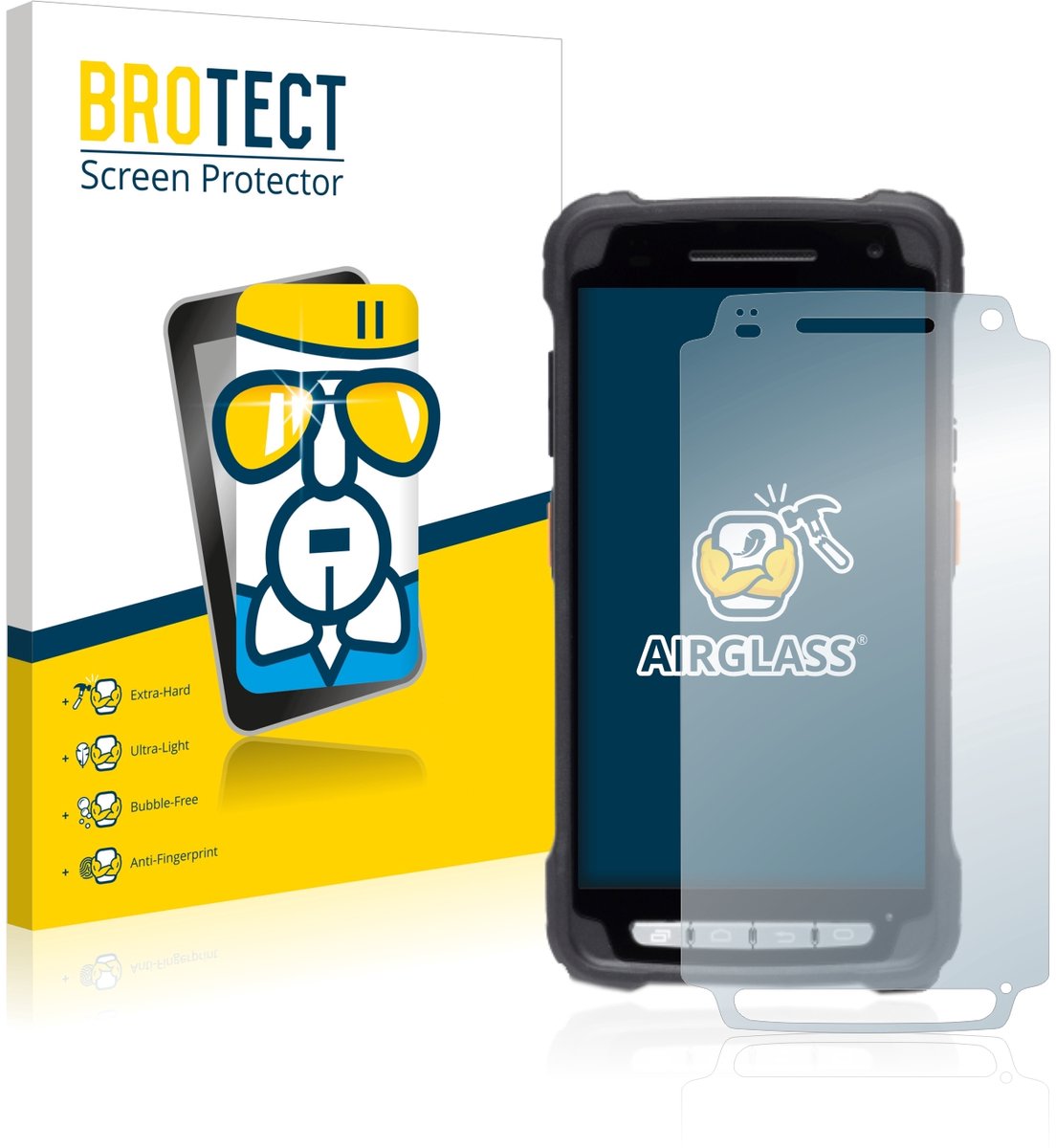 Screenprotector voor Janam XT3 Beschermglas transparant