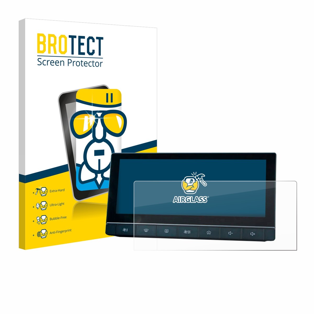 Screenprotector voor MG 5 IPS-HD 10.25" Beschermglas transparant
