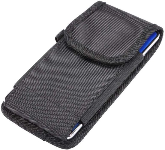 Belt Holster with Metal Clip and Card Holder voor Motorola Moto G9 Play (2020) - Black — afbeelding 2