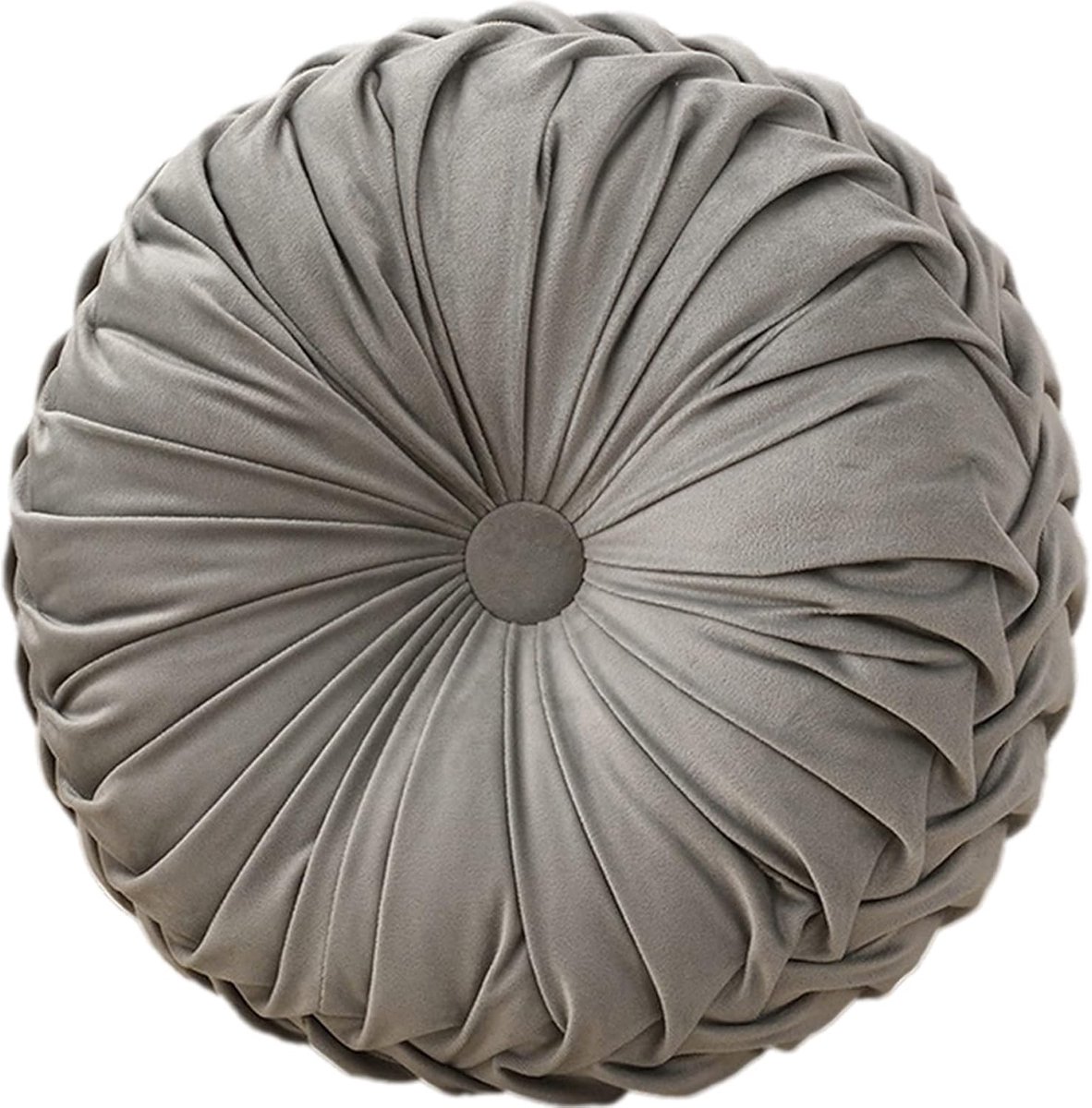 stoel pad zitkussen traagschuim wasbaar voor houten of metalen krukken grijs diameter 38cm
