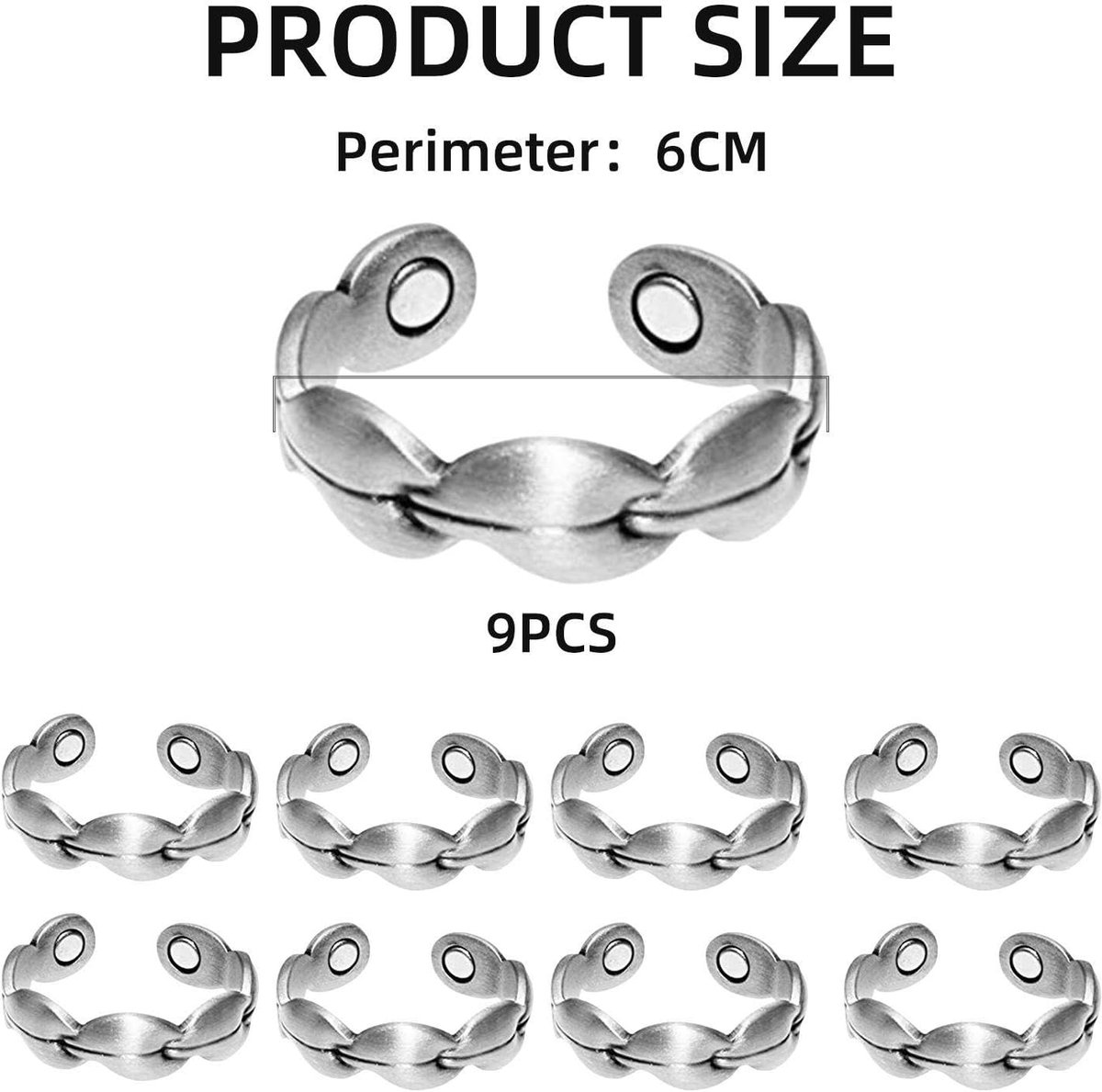 9 Stuks Magnetische Ringen, Vrouwelijke Duim, Vrouwelijke Magnetische Ringen, Magnetische Ringen, Ringen