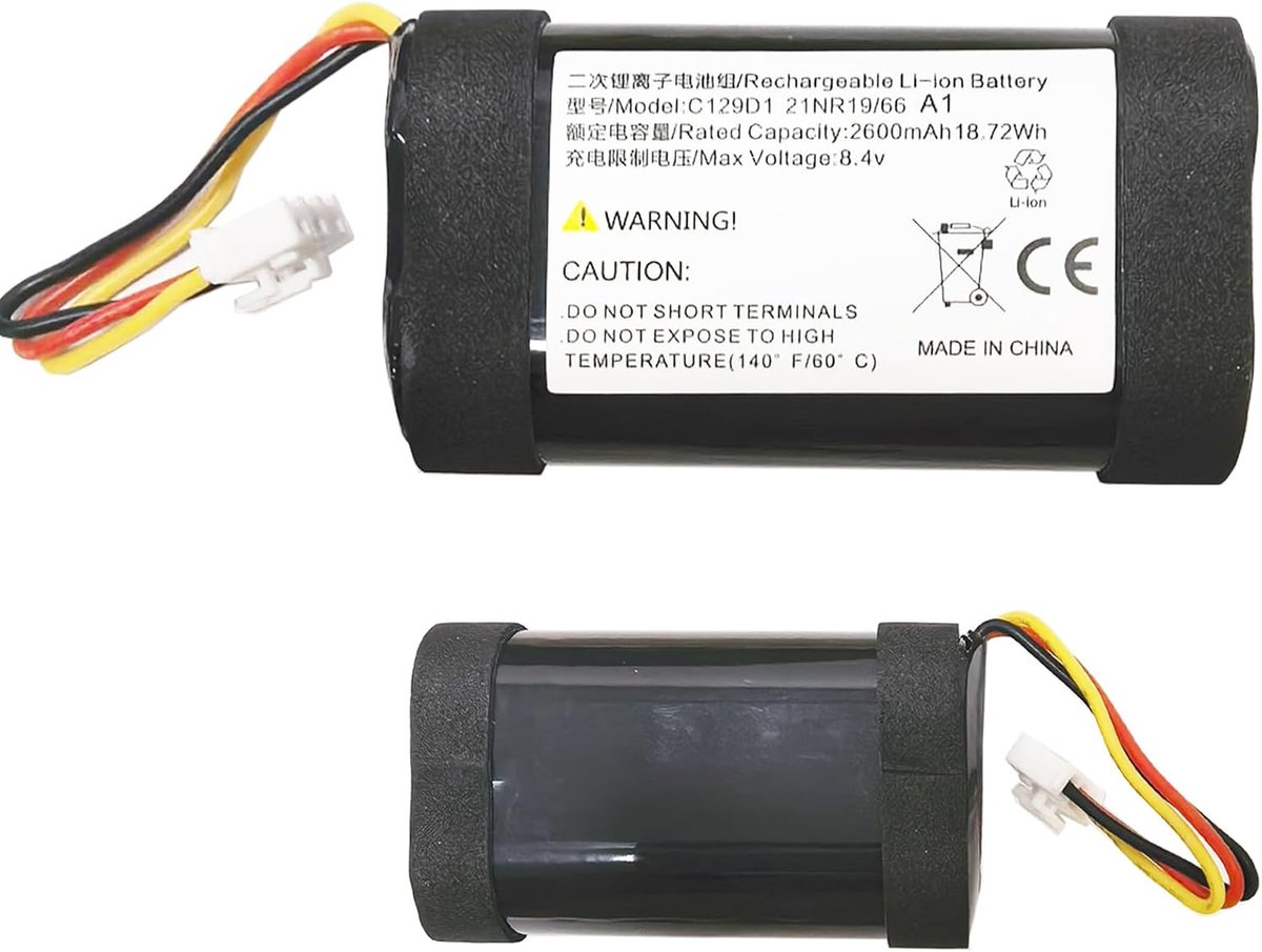 Reserveaccu compatibel met Bang & Olufsen B&O BeoPlay P6 A1 Speaker vervangende batterij C129d1 C129d3