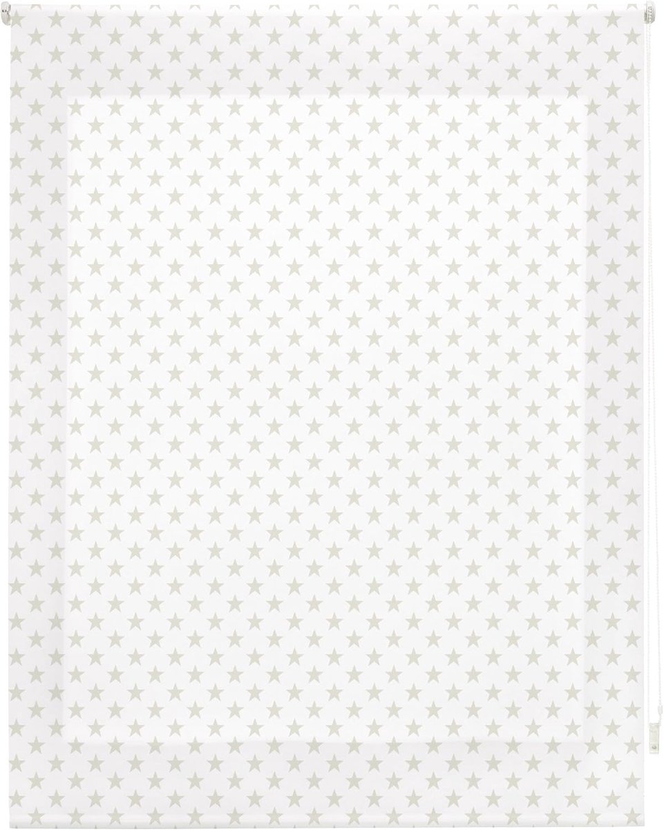 Blindecor Stars Roller, Stof/Weefsel, Beige, 100 x 250 cm