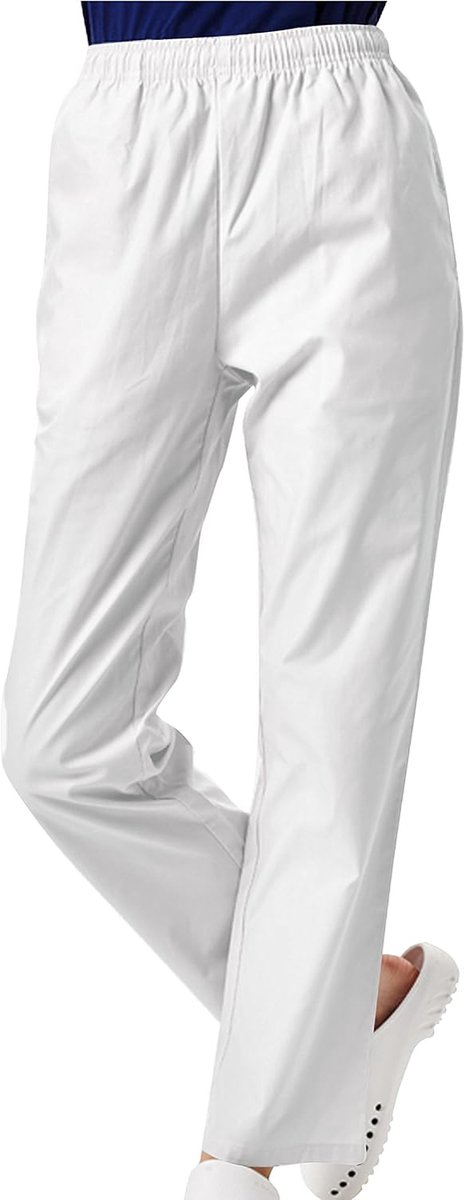 Dames werkbroek,Uniseks broek, Heren werkbroek, met elastiek in de taille,uniformbroek