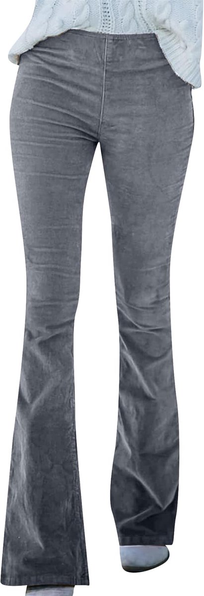 Winter Corduroy Warme Broek Micro-Grote Effen Kleur Broek Casual Veelzijdige Leggings