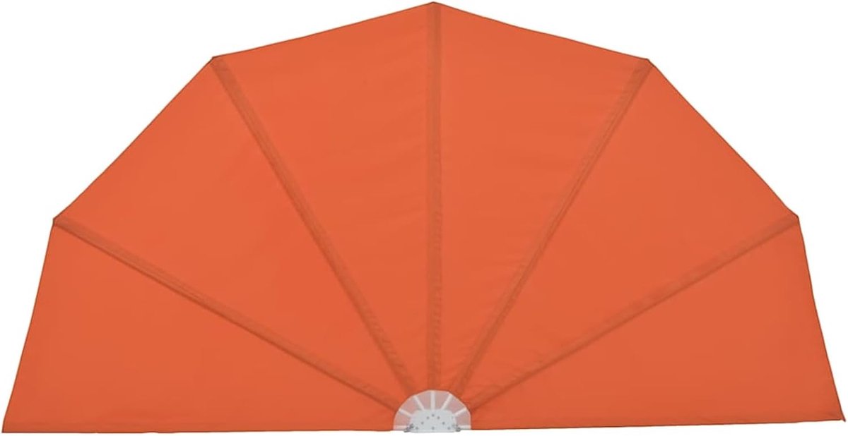 Zijvakken voor het terras, grijs, 160 cm, weerbestendig, uv-bestendig, wind- en zichtbestendig, van polyester en staal, voor balkon, tuin, terras