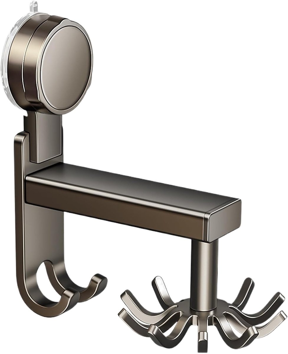 360 graden draaibare houder met accessoires, boren, voor entree, slaapkamer, badkamer, huis, woning, restaurant, eetkamer, douche, kast