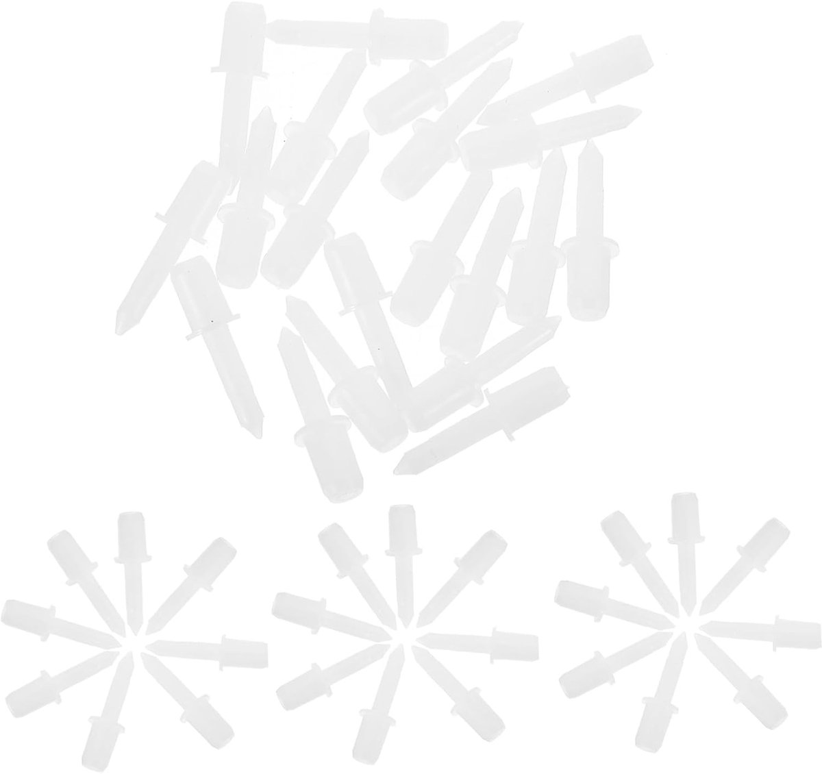 80 Stuks Sluiter Vergrendeling Reparatie Onderdelen Sluiter Reparatie Pin Bolt Tool Sluiterpen Universele Sluiterpen Lamellen Pin Vervangen Reparatie Van Plantageluiken Plastic
