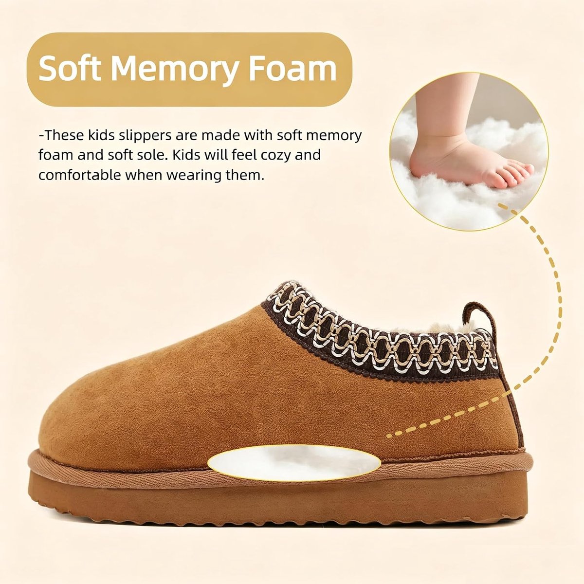 Kinderen Slippers Platform Mini Laarzen Fuzzy Huis Slipper Bont Fleece Winter Thuis Schoenen Indoor en Outdoor